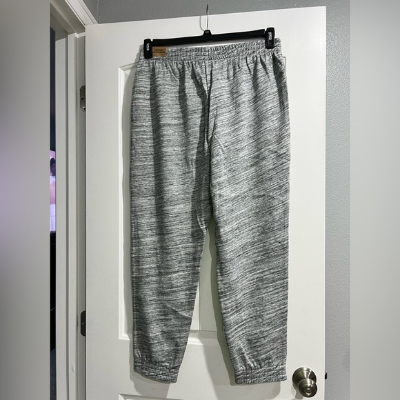 NEW NWT‎ VS Victoria secret sweats joggers L large heather light grey - Picture 2 of 8